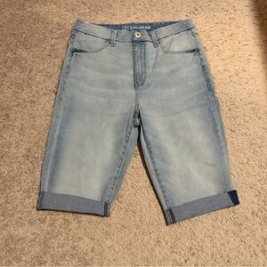 Light Blue Denim Shorts